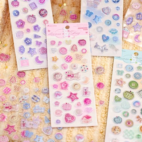 [ Set 12 Vỉ ] Sticker Nổi - 20320