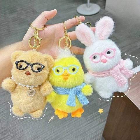 [ Set 6 Cái ] Móc Khoá Gấu Bông - 20318