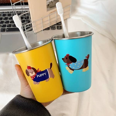 [ Set 5 Cái ] Cốc Đánh Răng [ Inox 304 ] - 20350