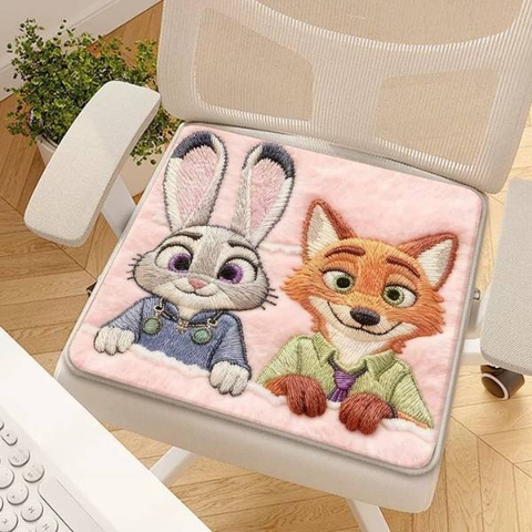 [ Set 5 Tấm ] Đệm Ghế Văn Phòng Zootopia Mềm Mại [ Size : 30*30cm / 40*40cm / 50*50cm ] - 20371
