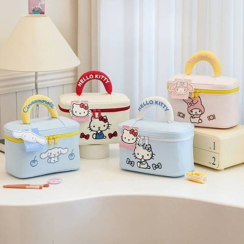 [ Set 2 Cái ] Túi Đựng Mỹ Phẩm Hello Kitty - 20476