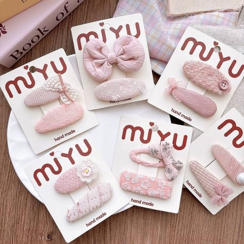 [ Set 12 Vỉ ] Kẹp Tóc [ Vỉ 2 Cái ] - 20503