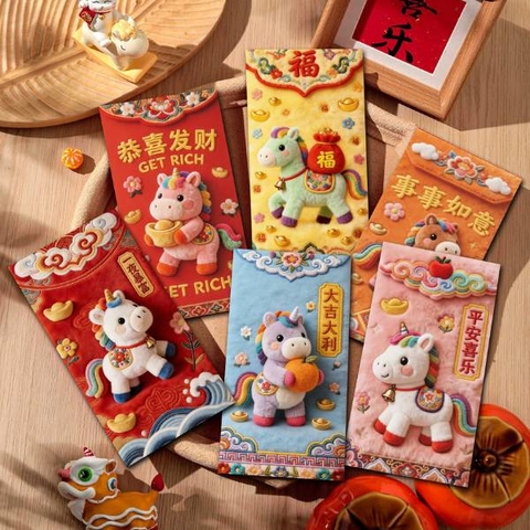 [ Set 10 Xấp ] Lì Xì 5D [ Xấp 6 Cái ] - 20616