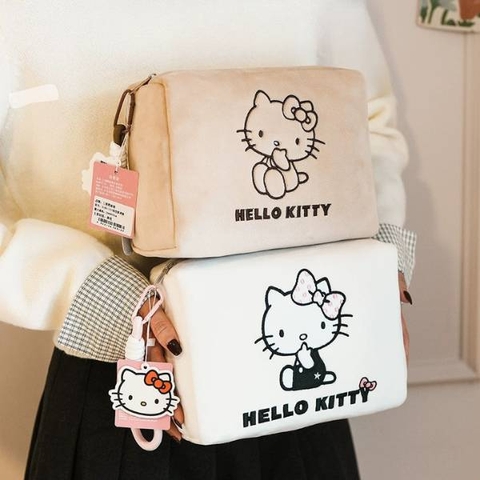 [ Set 2 Cái ] Túi Đựng Mỹ Phẩm Hello Kitty - 20679