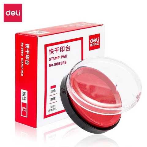 [ Set 10 Hộp ] Mực Đóng Dấu Khô Nhanh Deli - 20643