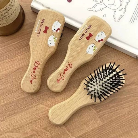 [ Set 10 Cái ] Lược Đệm Mát Xa Hello Kitty - 20690
