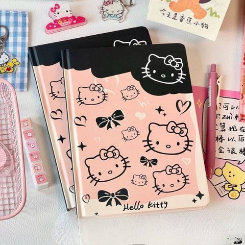[ Set 5 Quyển ] Sổ Nhật Ký Hello Kitty [ A5 / Giấy Hoạ Tiết ] - 20694