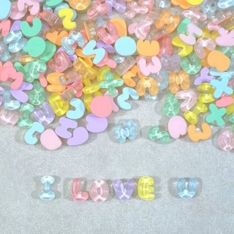 [ Set 1000 Cái ] Charm 2D [ Có Thể Chọn Từng Chữ Số - Tối Thiểu 100 Cái / 1 Chữ ] - 20753