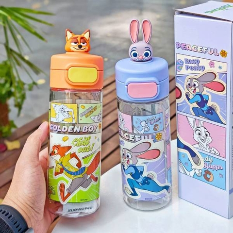 [ Set 2 Cái ] Bình Nước Zootopia [ 530ml ] - 20751