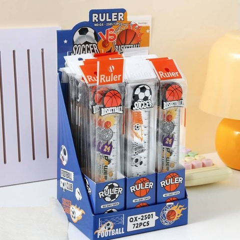 [ Hộp 72 Cây ] Thước Kẻ 15cm - 20708