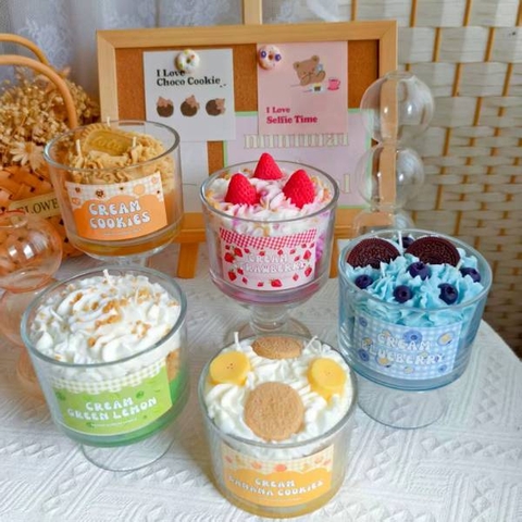 [ Set 2 Hộp ] Nến Thơm Kem Trái Cây [ 11*12cm ] - 20971