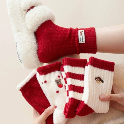 [ Set 10 Đôi ] Tất Vớ [ Nhung ] - 20994