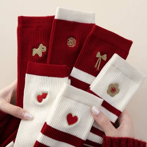 [ Set 12 Đôi ] Tất Vớ [ Cotton ] - 21132