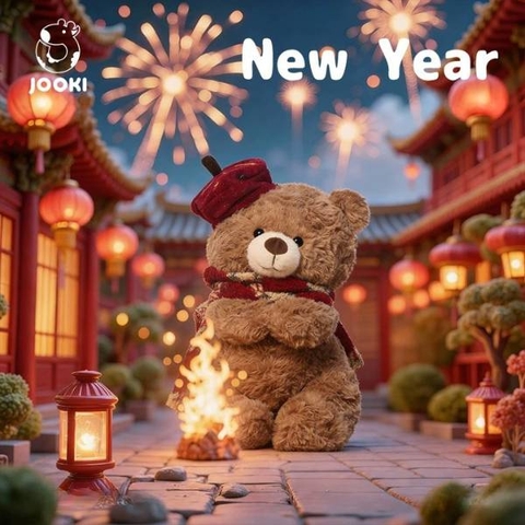 [ Set 2 Con ] Gấu Bông Jooki [ Size : 33cm ] - 21239