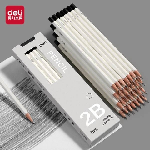 [ Set 10 Hộp ] Bút Chì 2B Deli [ Hộp 10 Cây ] - 20451