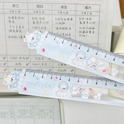 [ Set 10 Cái ] Thước Kẻ 15cm - 21457