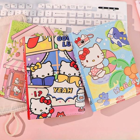 [ Set 5 Quyển ] Sổ Nhật Ký Hello Kitty [ B6 / Giấy Hoạ Tiết ] - 21430