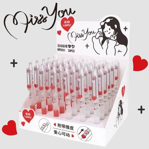 [ Hộp 36 Cây ] Bút Bi [ 0.5mm / Đen ] - 21468