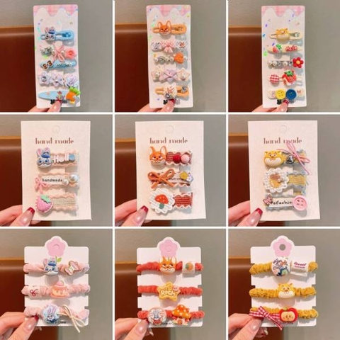 [ Set 12 Bộ ] Kẹp Tóc Zootopia - 21615