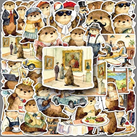 [ Set 10 Túi ] Sticker [ 50 Miếng ] - 21727