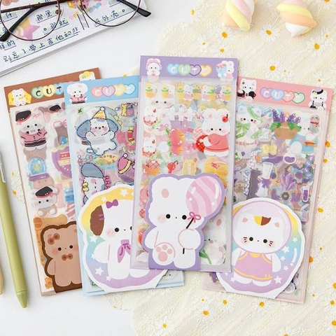 [ Set 12 Túi ] Sticker [ Túi 10 Tấm ] - 21776