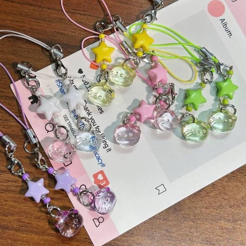 [ Set 10 Cái ] Dây Đeo Điện Thoại Hello Kitty - 21782