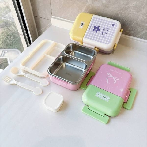 [ Set 3 Cái ] Hộp Đựng Cơm [ Inox 304 ] - 21803