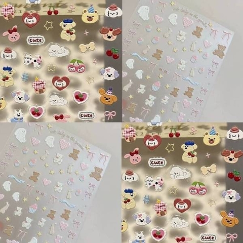 [ Set 20 Tấm ] Sticker Dán Nail - 21863