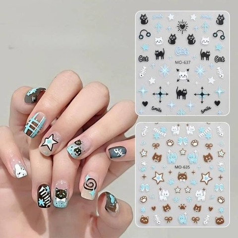 [ Set 20 Tấm ] Sticker Dán Nail - 21856