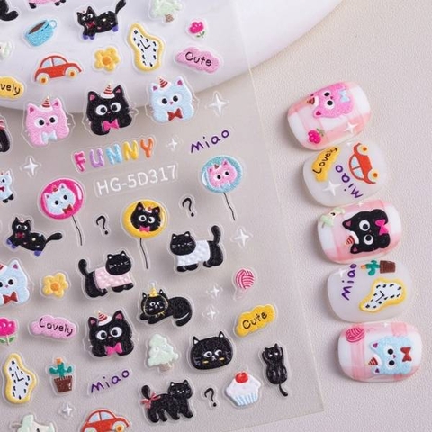[ Set 20 Tấm ] Sticker Dán Nail [ Nhiều Mẫu ] - 21854
