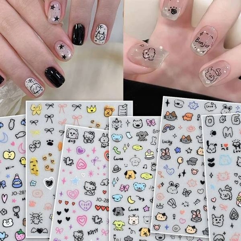 [ Set 20 Tấm ] Sticker Dán Nail - 21847