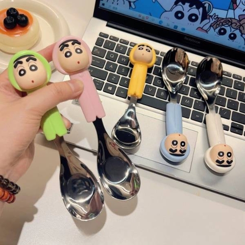 [ Set 5 Cái ] Thìa Cu Shin [ Thép Không Rỉ ] - 22155