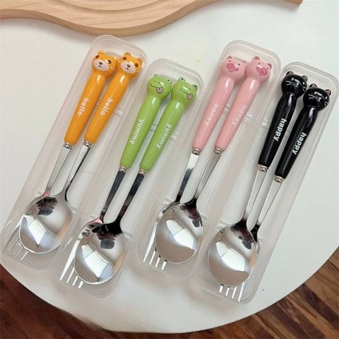 [ Set 5 Bộ ] Thìa + Nĩa [ Thép Không Rỉ ] - 22157