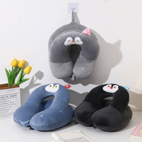 [ Set 2 Cái ] Gối Chữ U Pengu - 22183