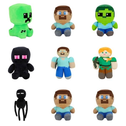 [ Set 5 Con ] Gấu Bông Minecraft [ Size : 20/28/37cm ] - 22188