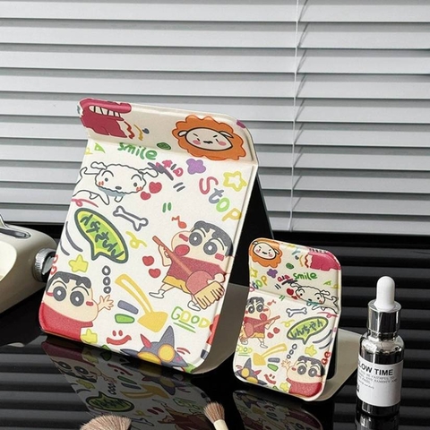 [ Set 8 Cái ] Gương Gấp Cu Shin [ Vỏ Da PU ] - 22407