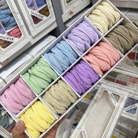 [ Hộp 100 Cái ] Cột Tóc [ Nhiều Mẫu ] - 22588