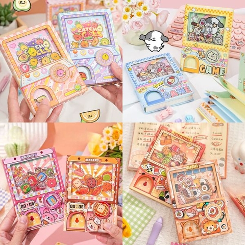 [ Set 6 Quyển ] Sổ Tay Gashapon A7 Butterfly [ A7 / Giấy 100G / 160 Trang ] - 18273