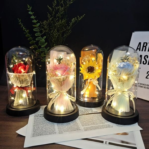 [ Set 4 Hộp ] Hoa LED [ Có Nhạc ] - 18202