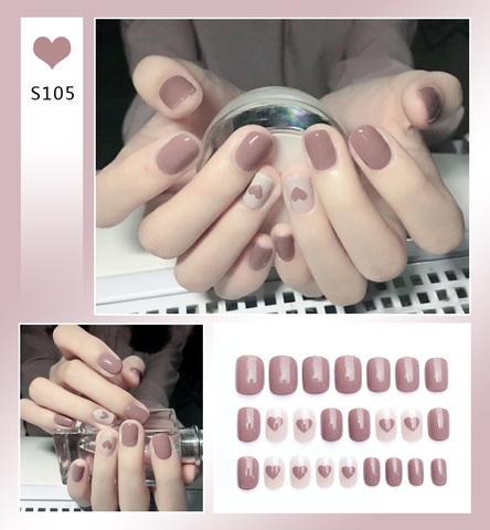 [ Set 5 Hộp ] Nail [ 24 PCS + Keo Thạch ] - 21897