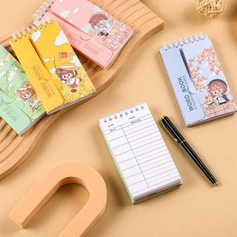 [ Set 12 Quyển ] Sổ Học Từ Vựng [ A7 / Giấy 80G ] - 18274