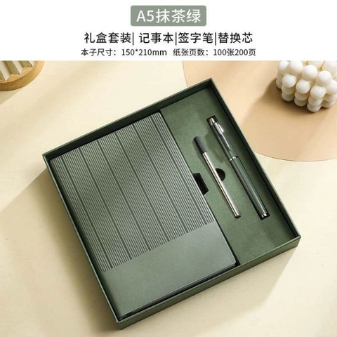 [ Set 2 Bộ ] Quà Tặng [ Sổ A5 200 Trang + Bút ] - 18118