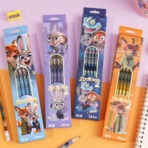 [ Set 12 Hộp ] Bút Chì Zootopia [ Hộp 12 Cây ] - 19771