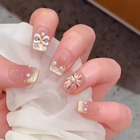 [ Set 10 Tấm ] Sticker Dán Nail - 21849