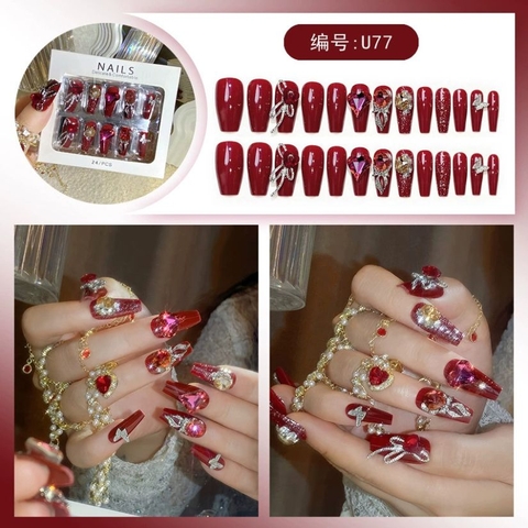 [ Set 5 Hộp ] Nail [ 24 PCS + Bộ Dán Nail ] - 21914