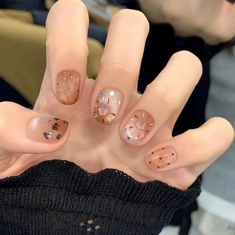 [ Set 2 Bộ ] Nail Thiết Kế [ 10 PCS + Bộ Dán Nail ] - 22059