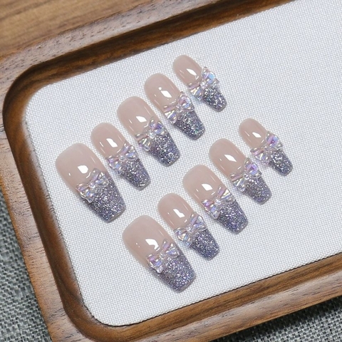 [ Set 2 Bộ ] Nail Thiết Kế [ 10 PCS + Bộ Dán Nail ] - 22052