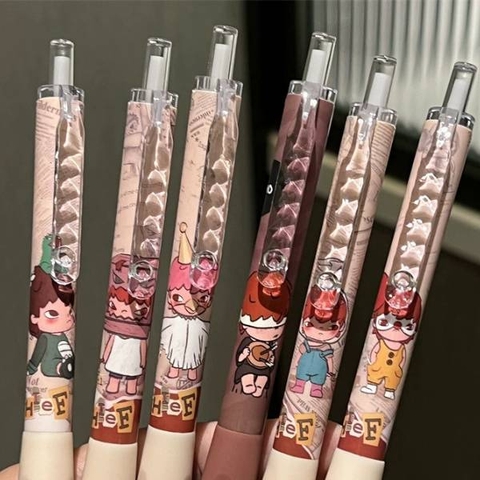 [ Set 5 Hộp ] Bút Bi Hiro [ 0.5mm / Đen / Hộp 6 Cây ] - 20089