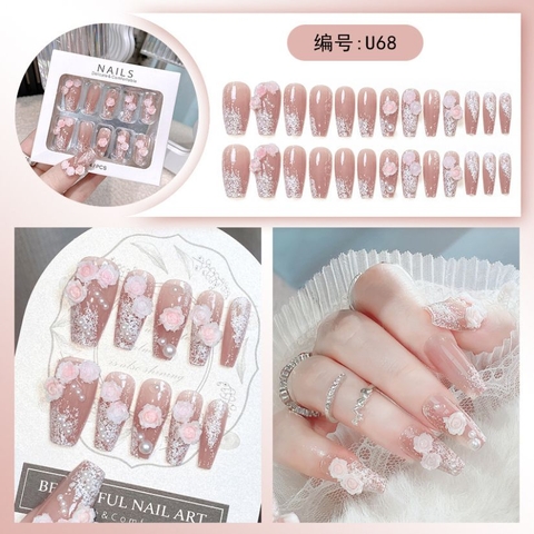 [ Set 5 Hộp ] Nail [ 24 PCS + Bộ Dán Nail ] - 21934