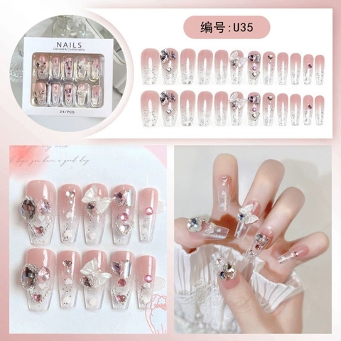 [ Set 5 Hộp ] Nail [ 24 PCS + Bộ Dán Nail ] - 21925